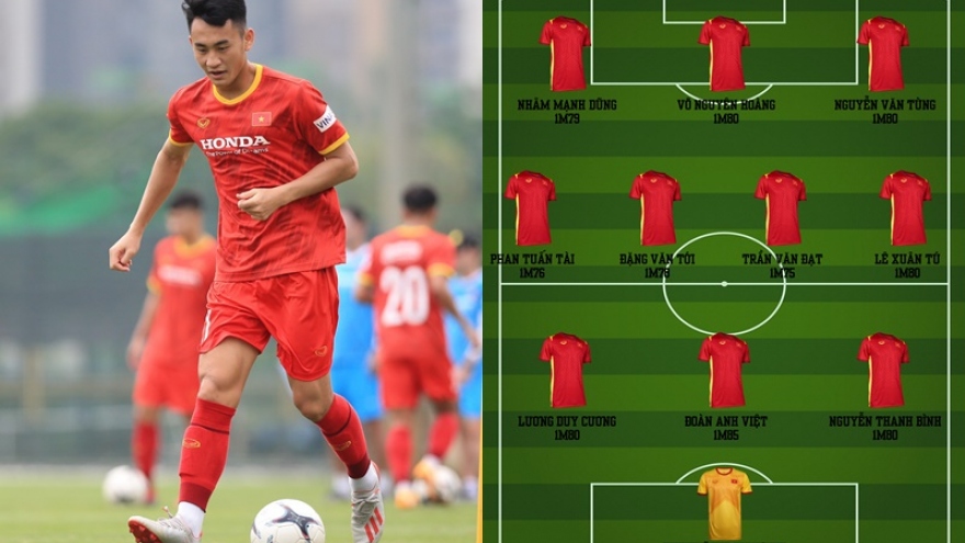 Đội hình có chiều cao lý tưởng của U23 Việt Nam tại Dubai Cup 2022